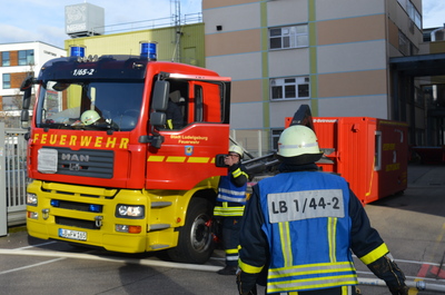 Ludwigsburg: Schwelbrand in einem Silo bei der Firma Unifranck
